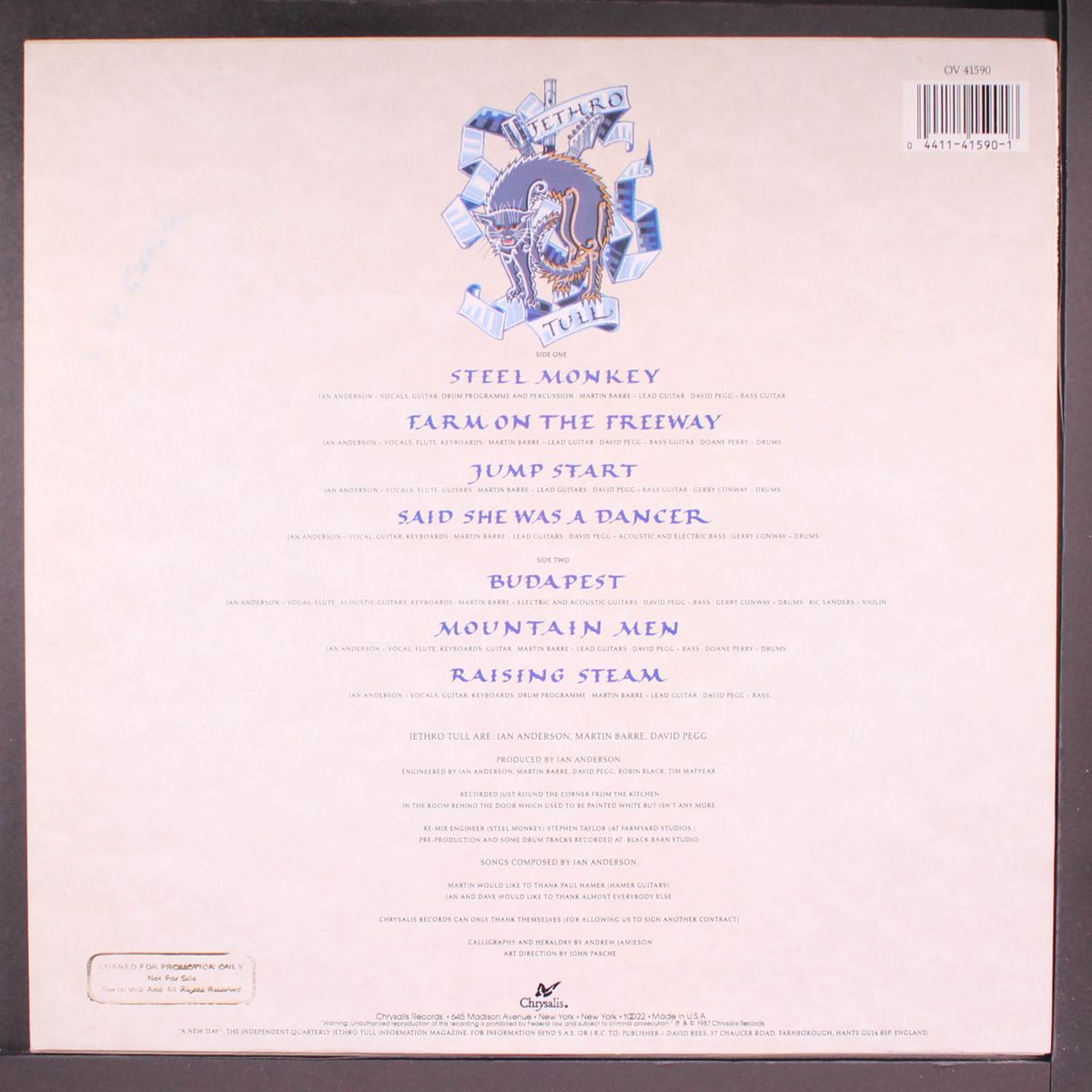 crest of a knave by JETHRO TULL