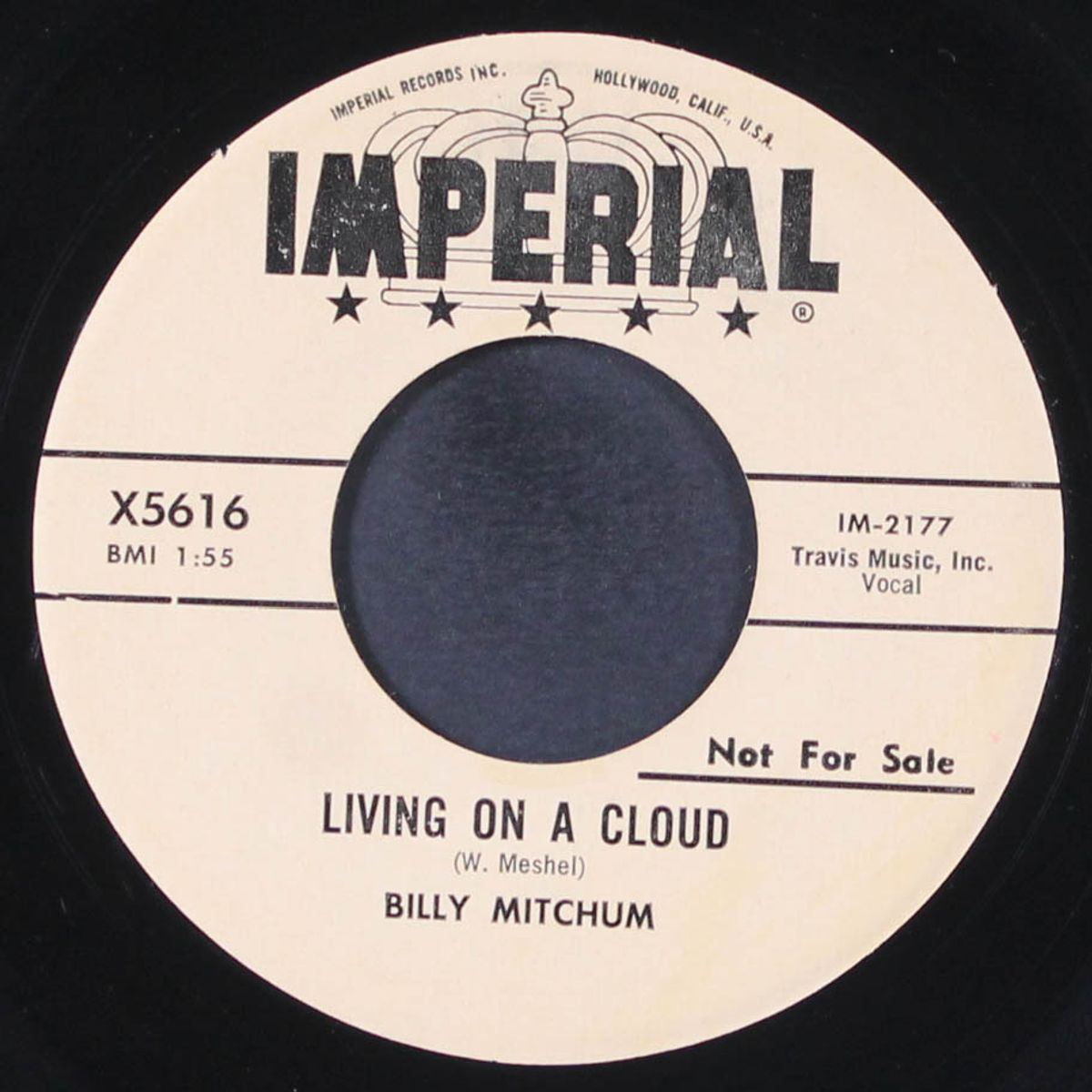 living on a cloud / twelve and three quarters by BILLY MITCHUM