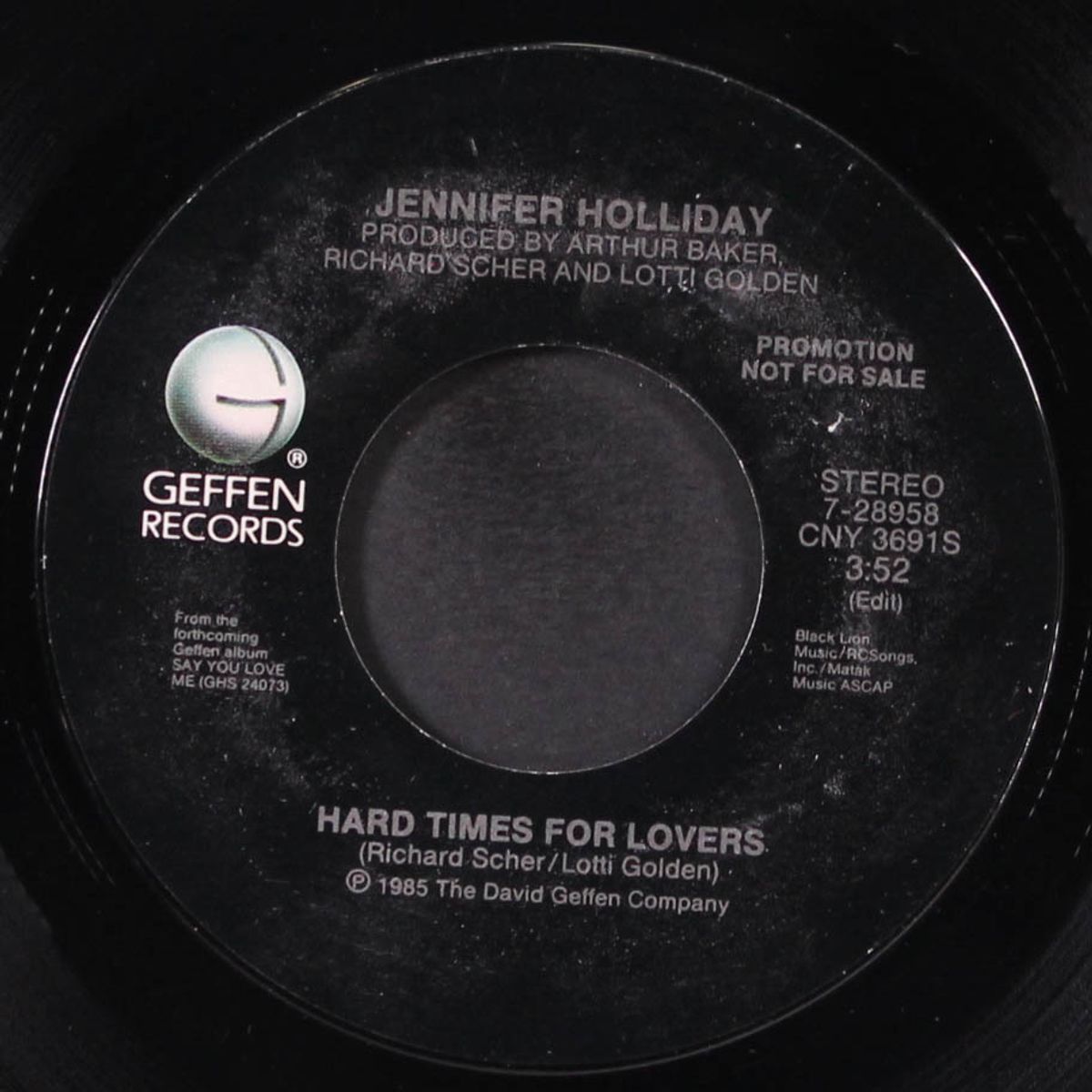 hard times for lovers / same by JENNIFER HOLLIDAY