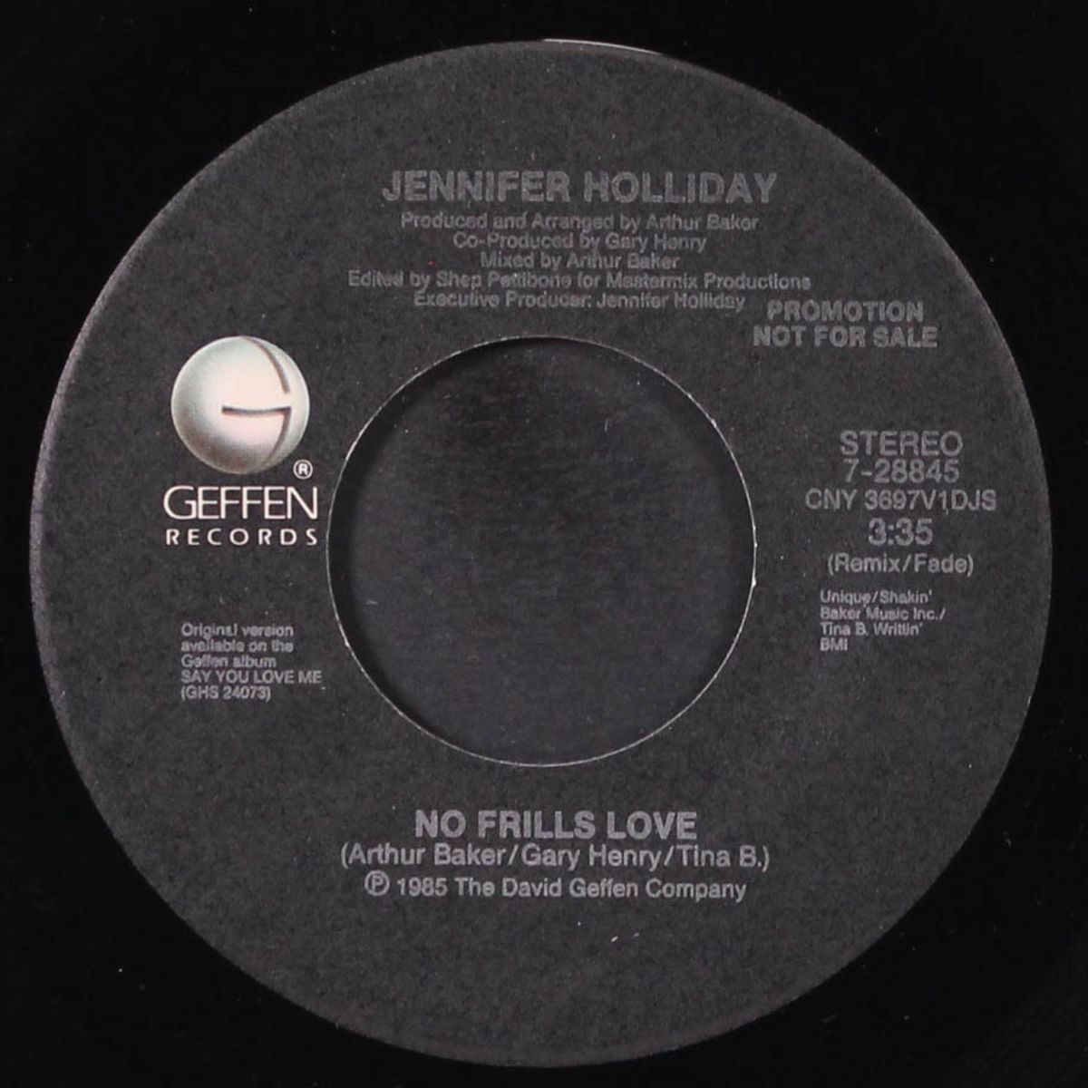 no frills love / same by JENNIFER HOLLIDAY