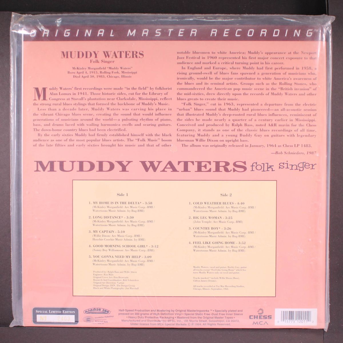 folk singer by MUDDY WATERS