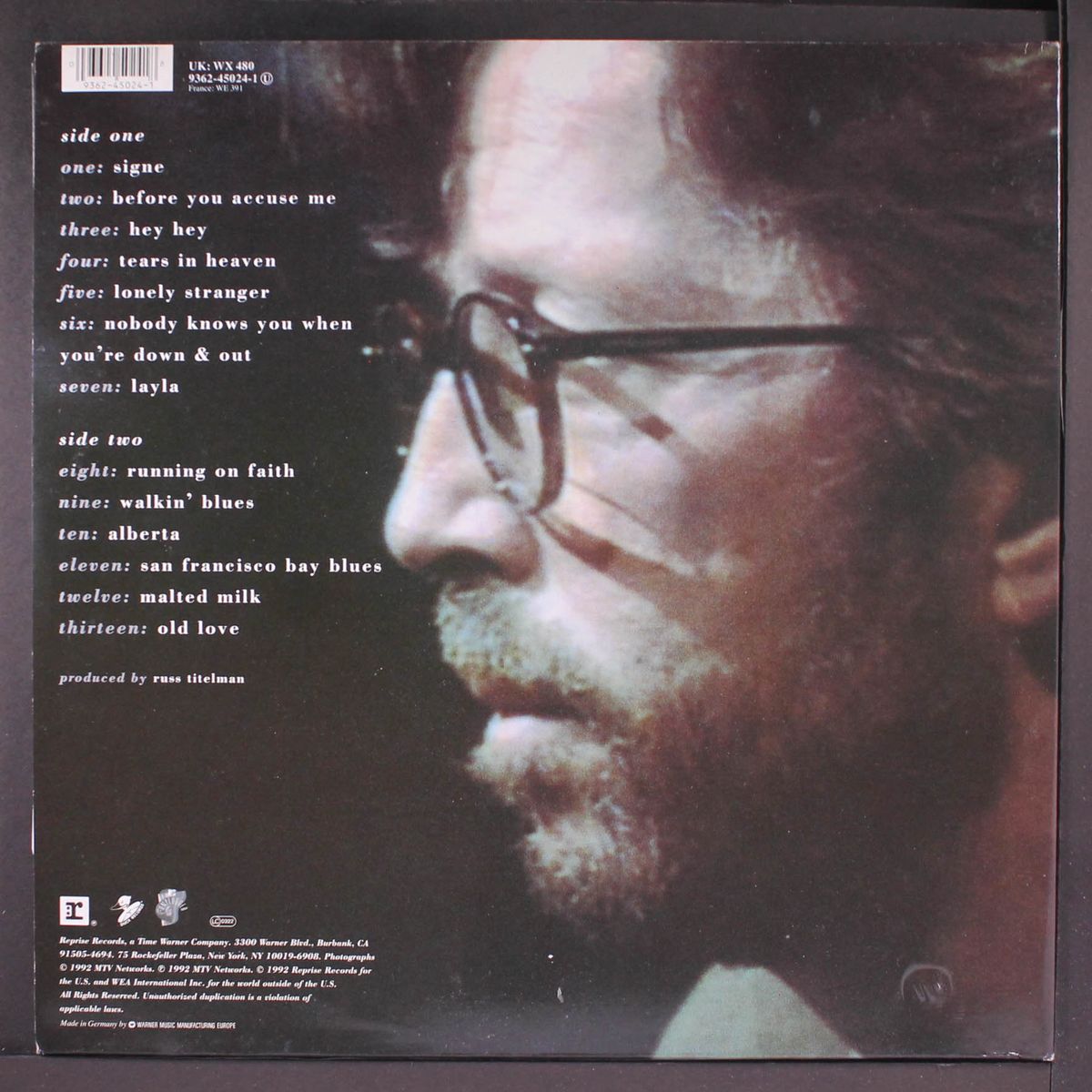 unplugged by ERIC CLAPTON
