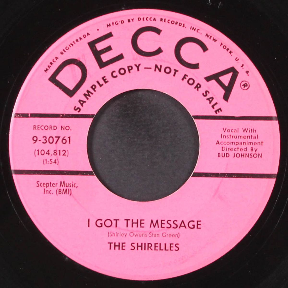 i got the message / stop me by SHIRELLES