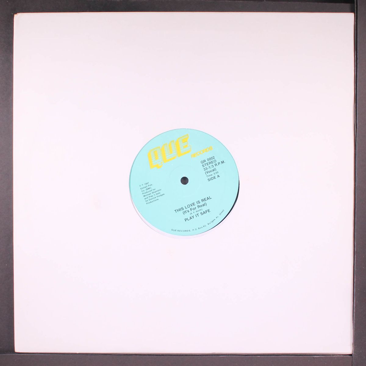 this love is real / instrumental by PLAY IT SAFE