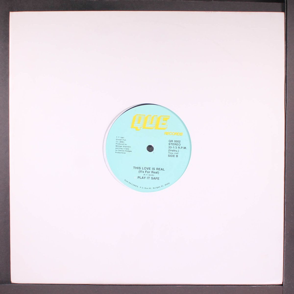 this love is real / instrumental by PLAY IT SAFE