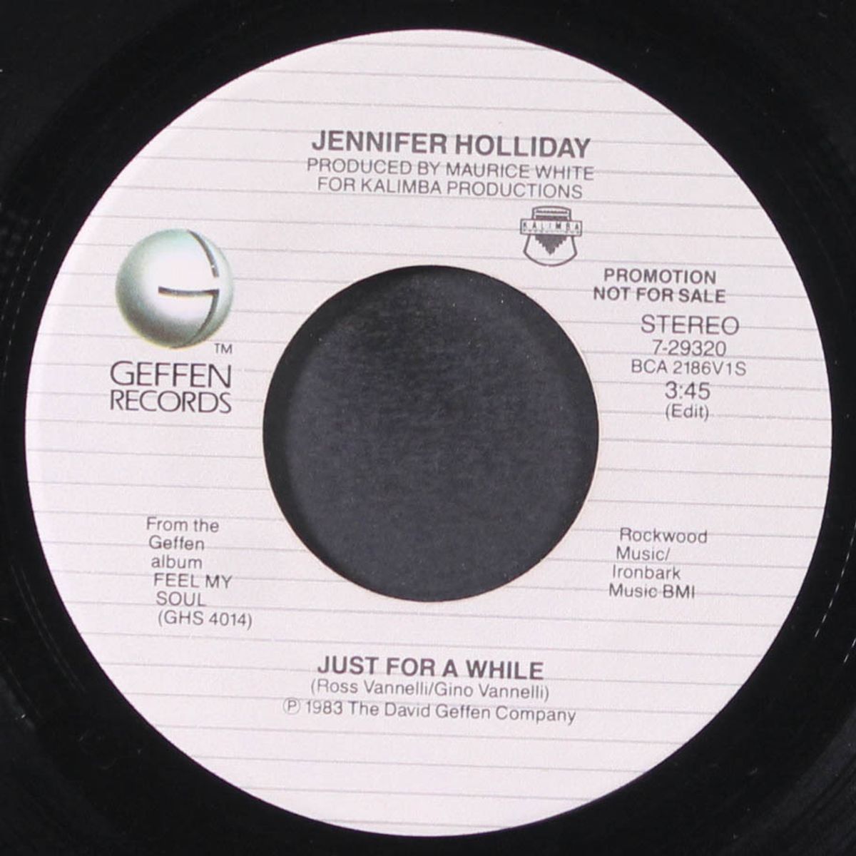 just for a while / same by JENNIFER HOLLIDAY