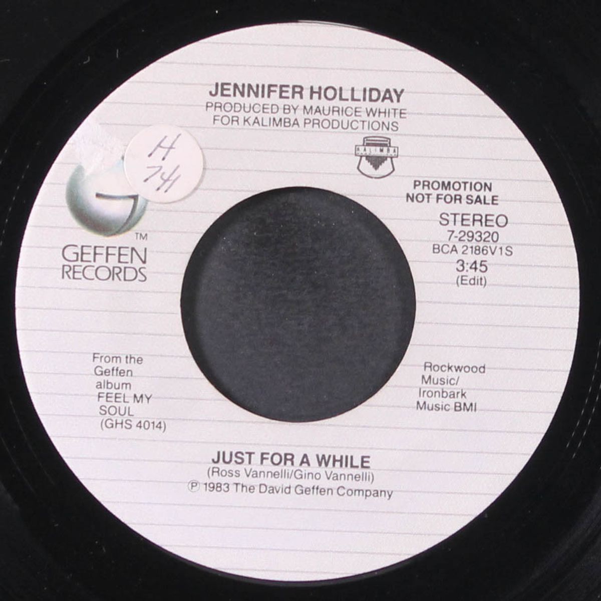 just for a while / same by JENNIFER HOLLIDAY
