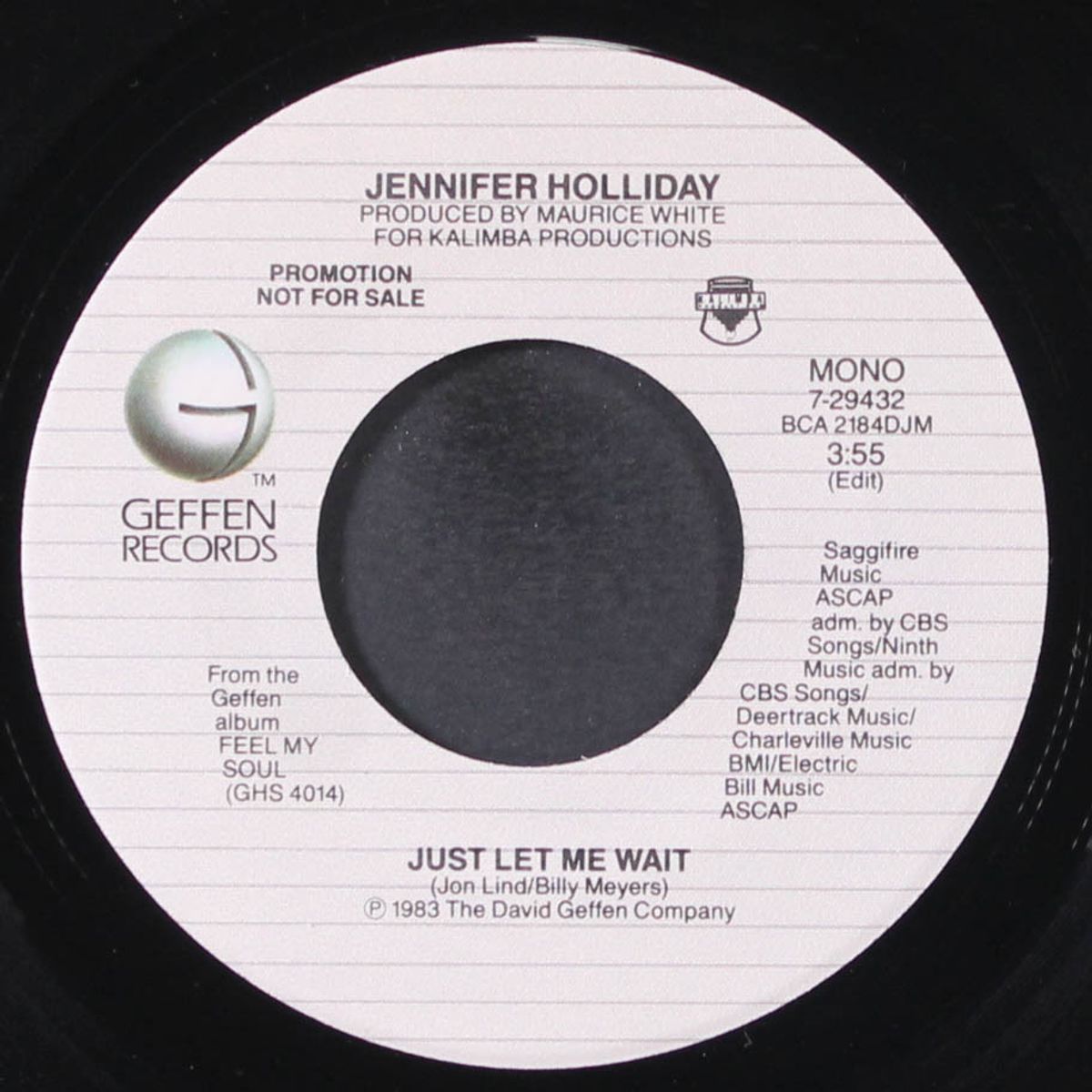 just let me wait / mono by JENNIFER HOLLIDAY