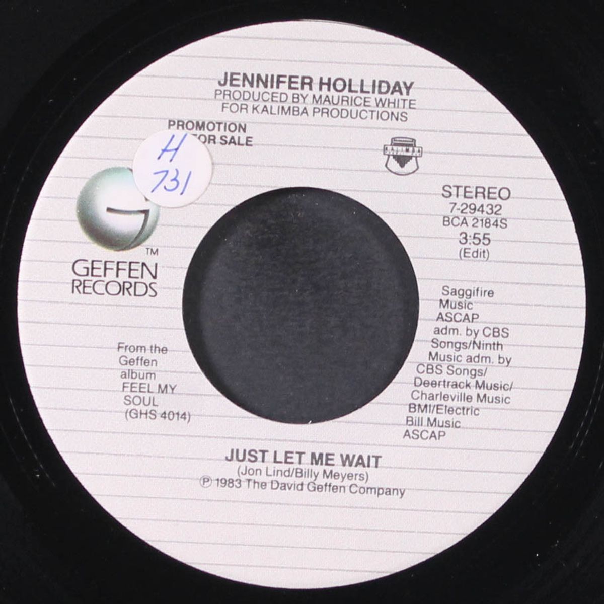 just let me wait / mono by JENNIFER HOLLIDAY