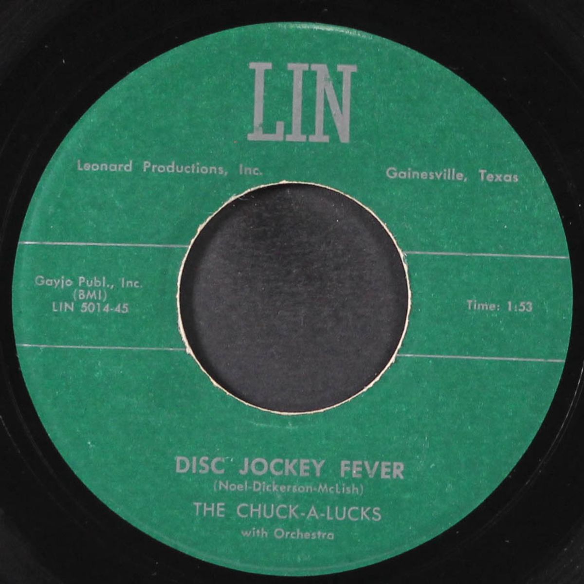 disc jockey fever / the magic of first love by CHUCK-A-LUCKS