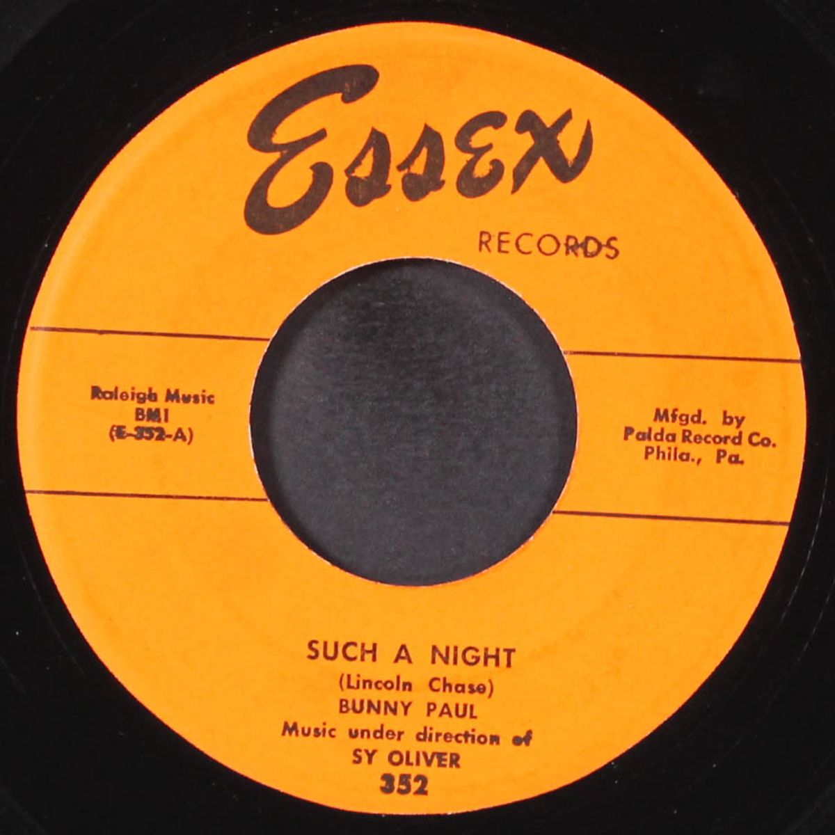 such a night / i'm gonna have some fun by BUNNY PAUL