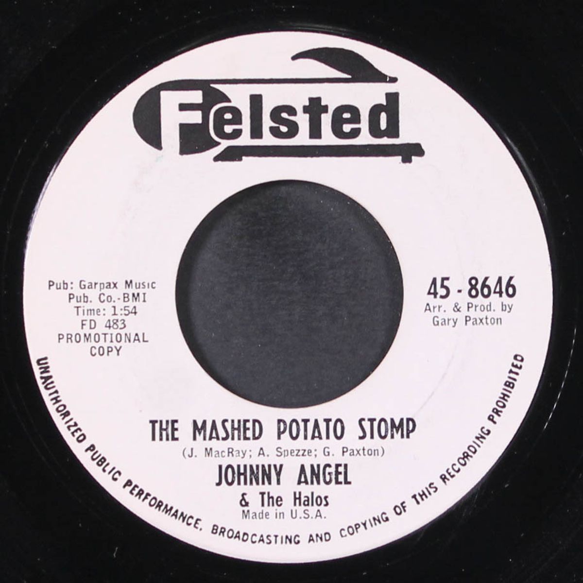 one more tomorrow / mashed potato stomp by JOHNNY ANGEL & HALOS