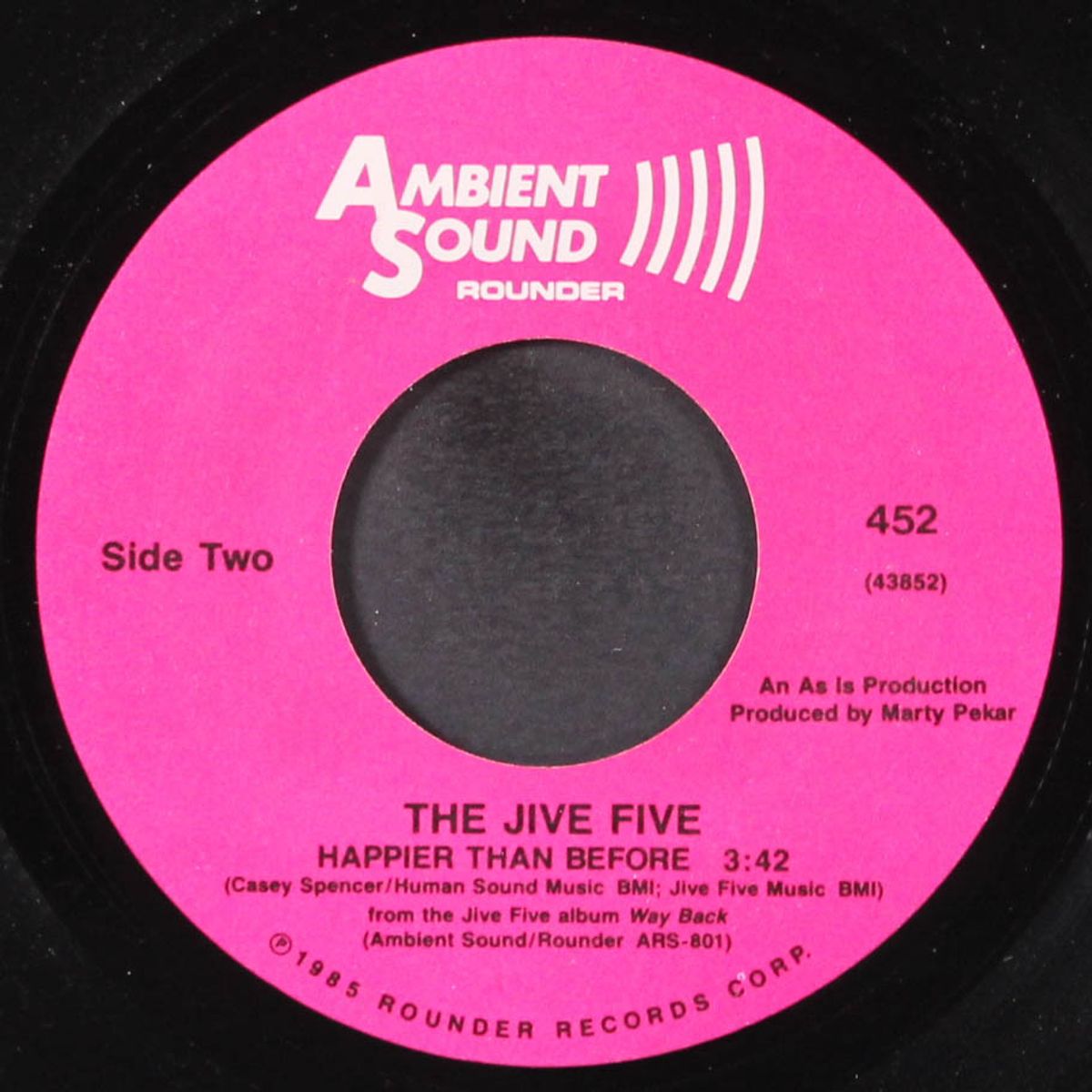are you lonesome tonight / happier than before by JIVE FIVE