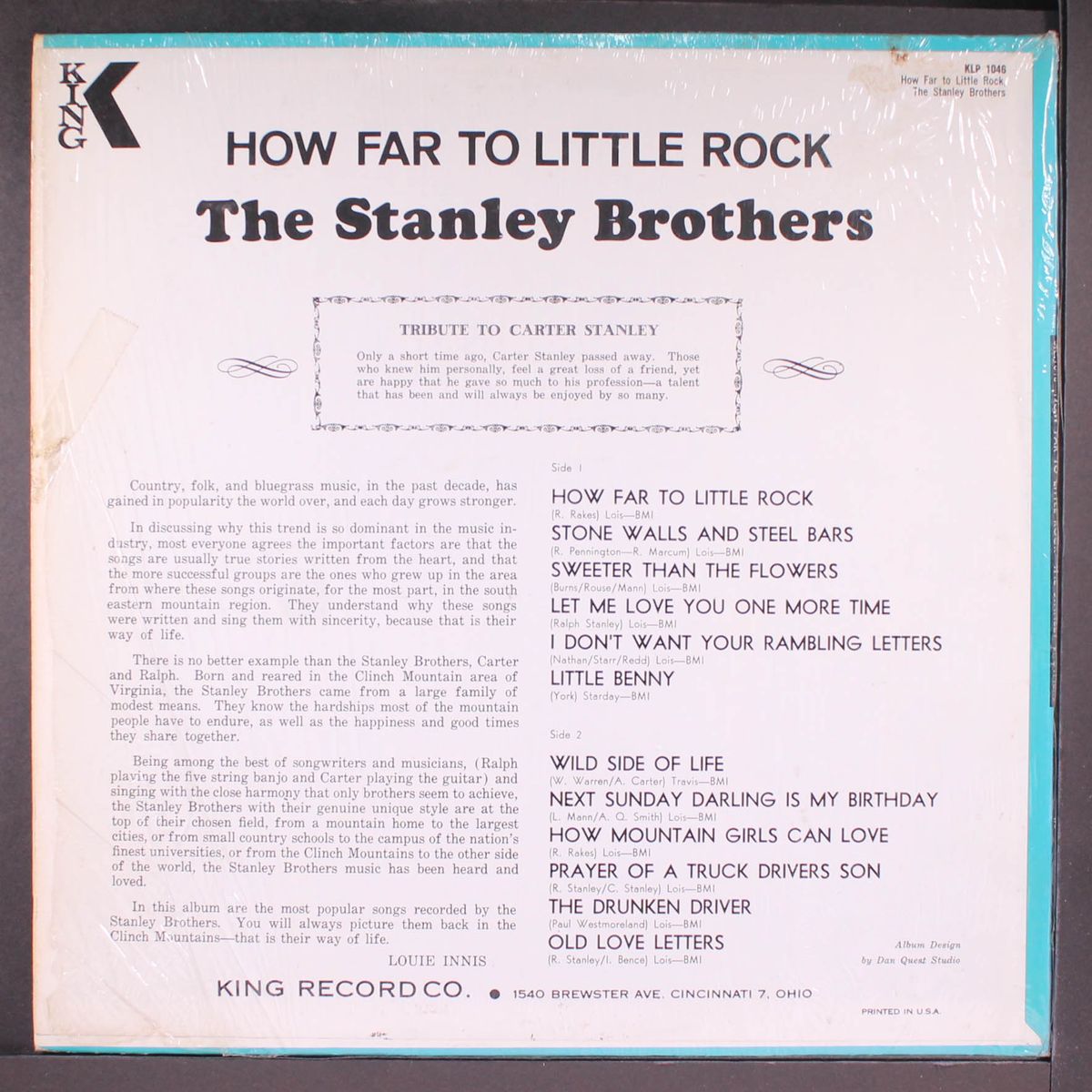 how far to little rock by STANLEY BROTHERS