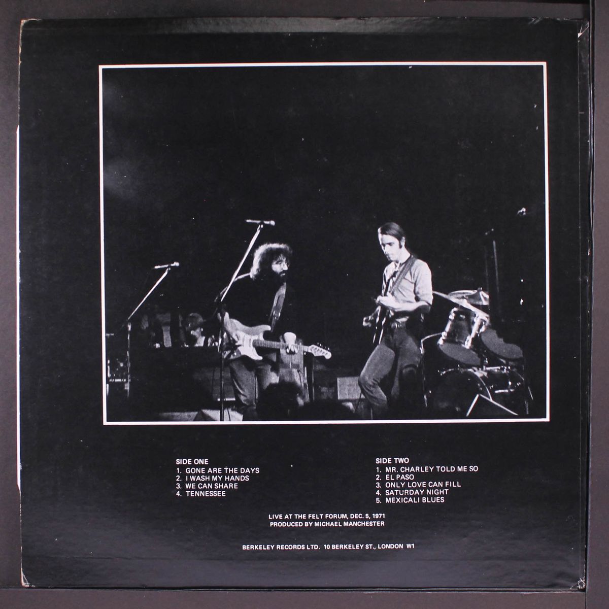 live at the felt forum dec 5, 1971 by GRATEFUL DEAD
