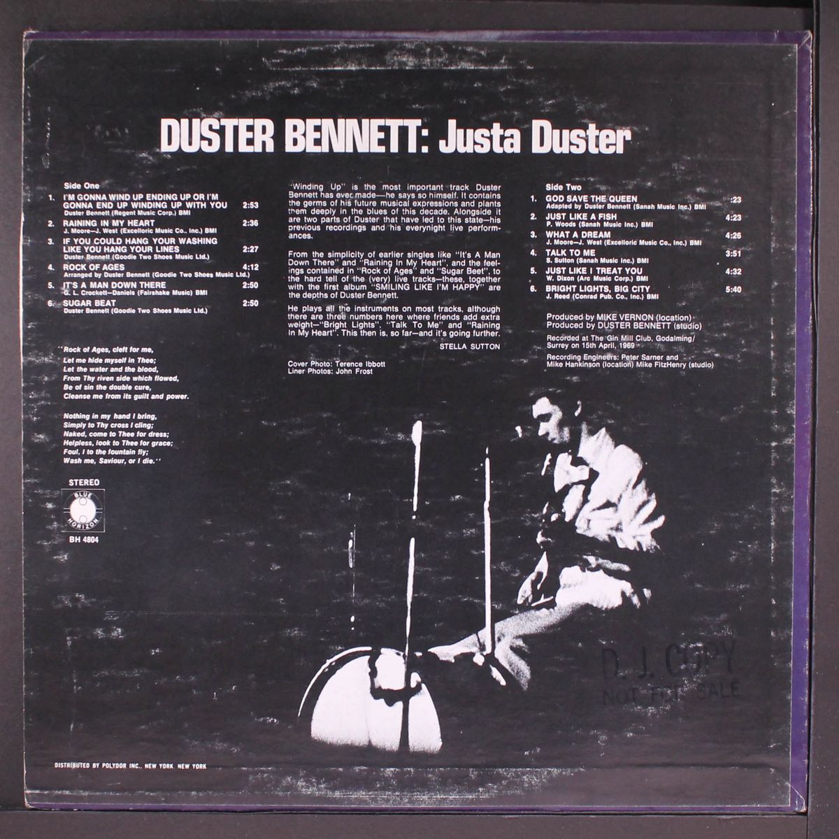 justa duster by DUSTER BENNETT