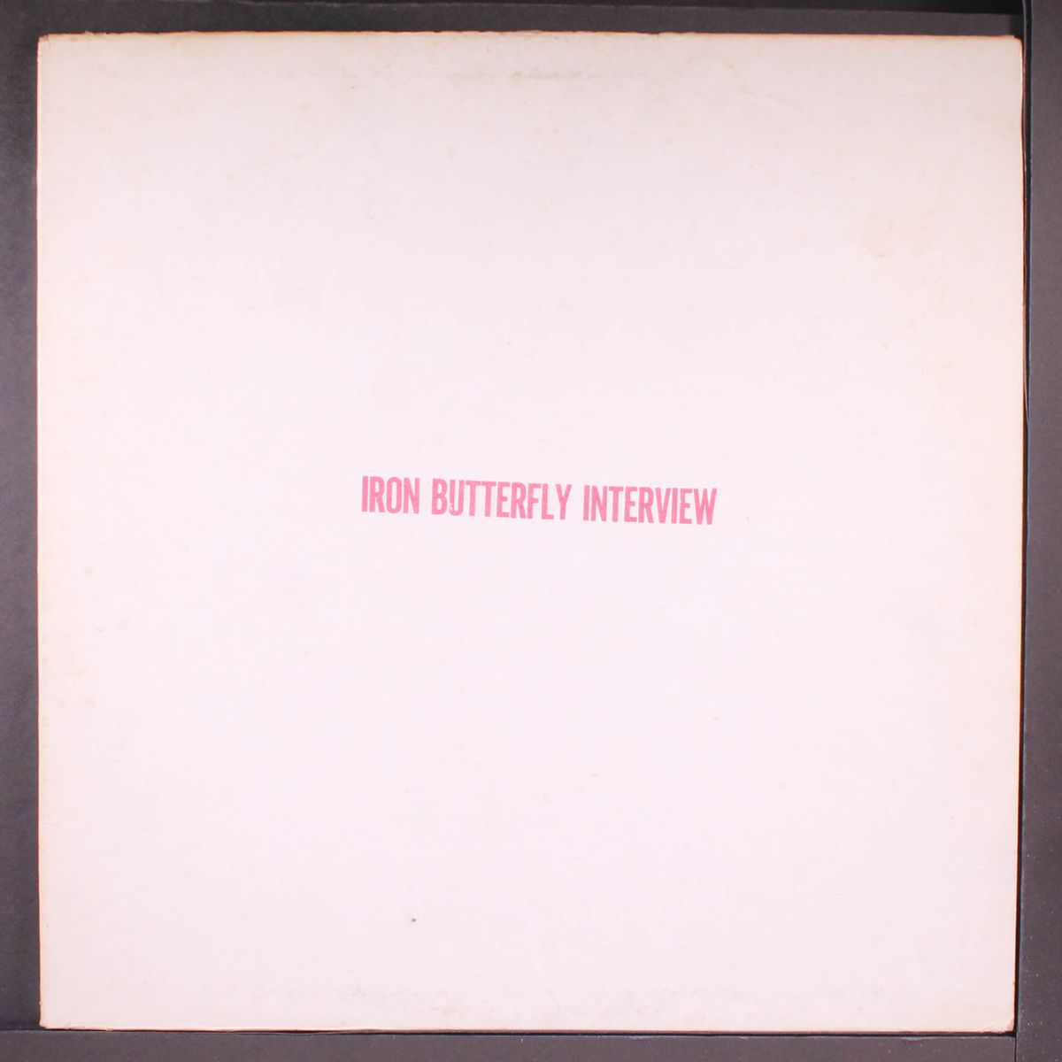 interview by IRON BUTTERFLY
