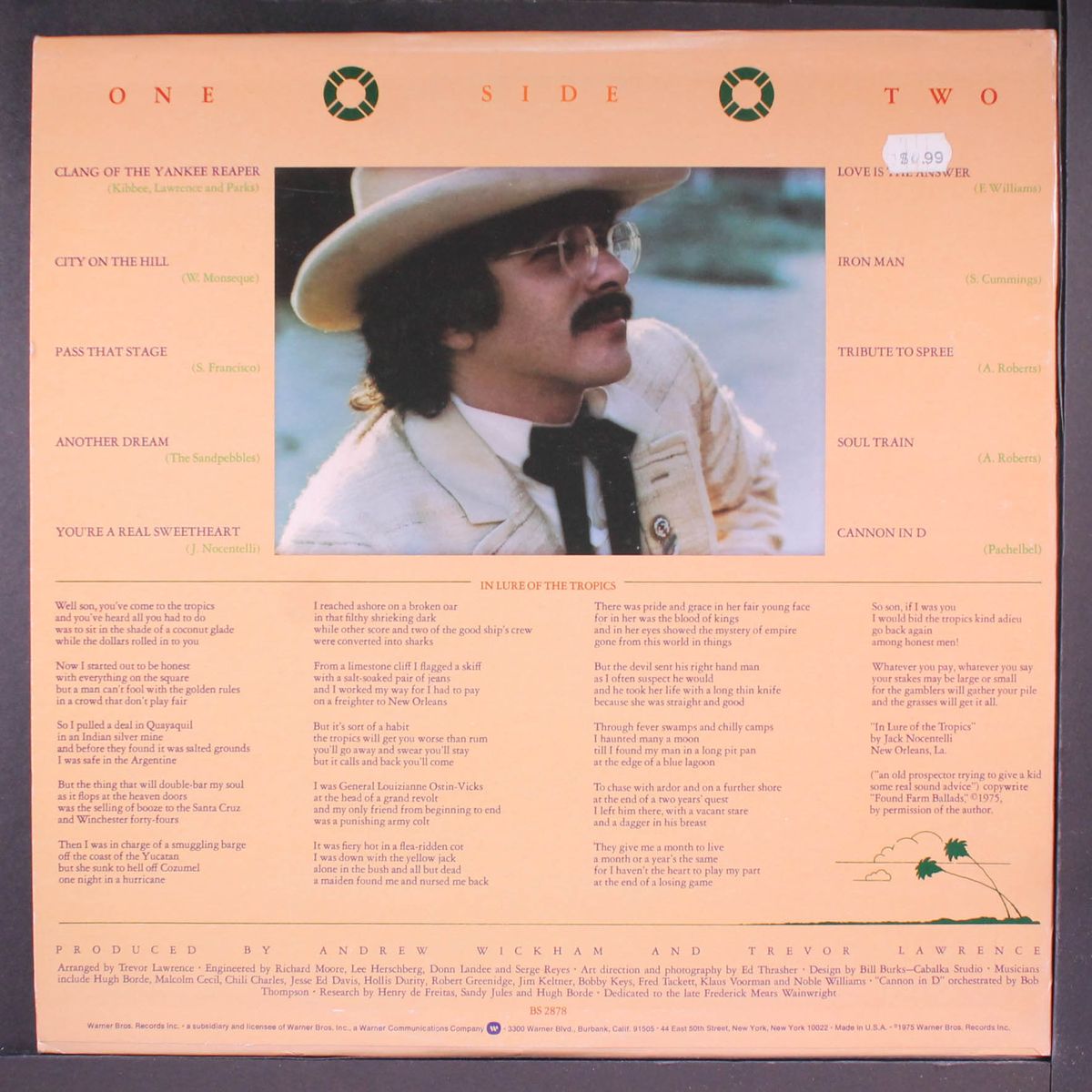 clang of the yankee reaper by VAN DYKE PARKS