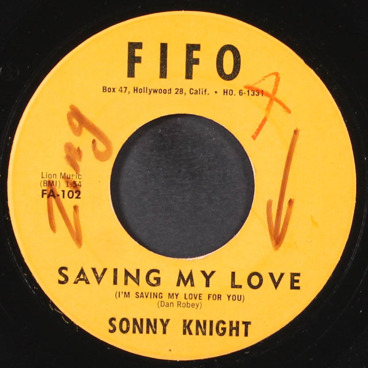 cold, cold night / saving my love by SONNY KNIGHT