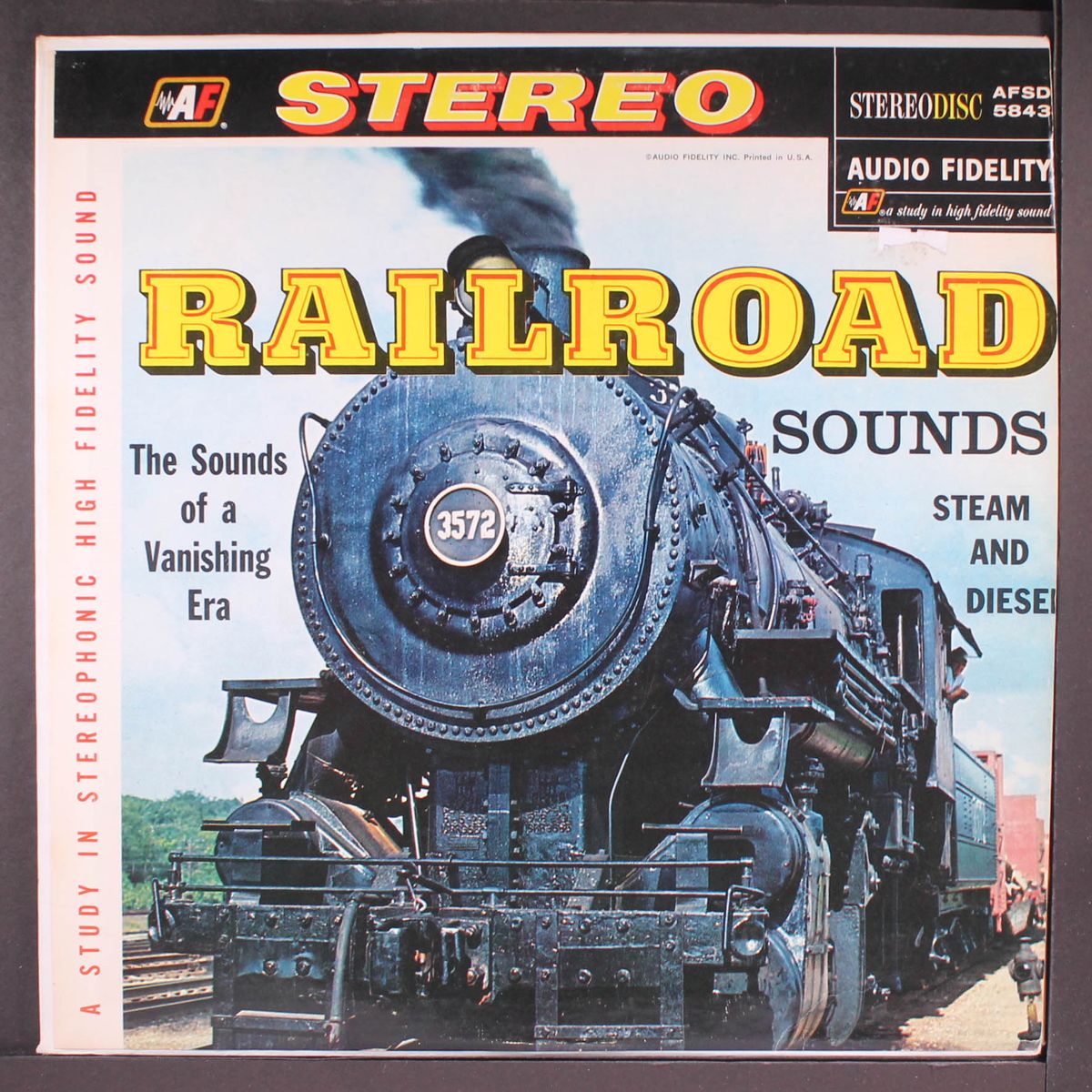railroad sounds, steam & diesel by VARIOUS