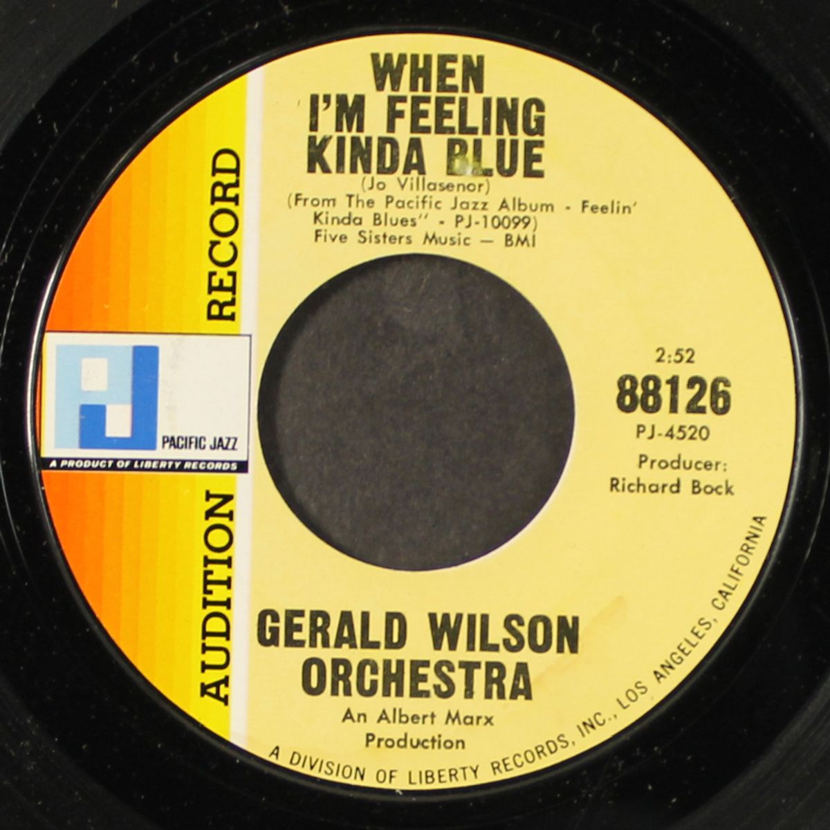 when i'm feeling kinda blue / yesterday by GERALD WILSON