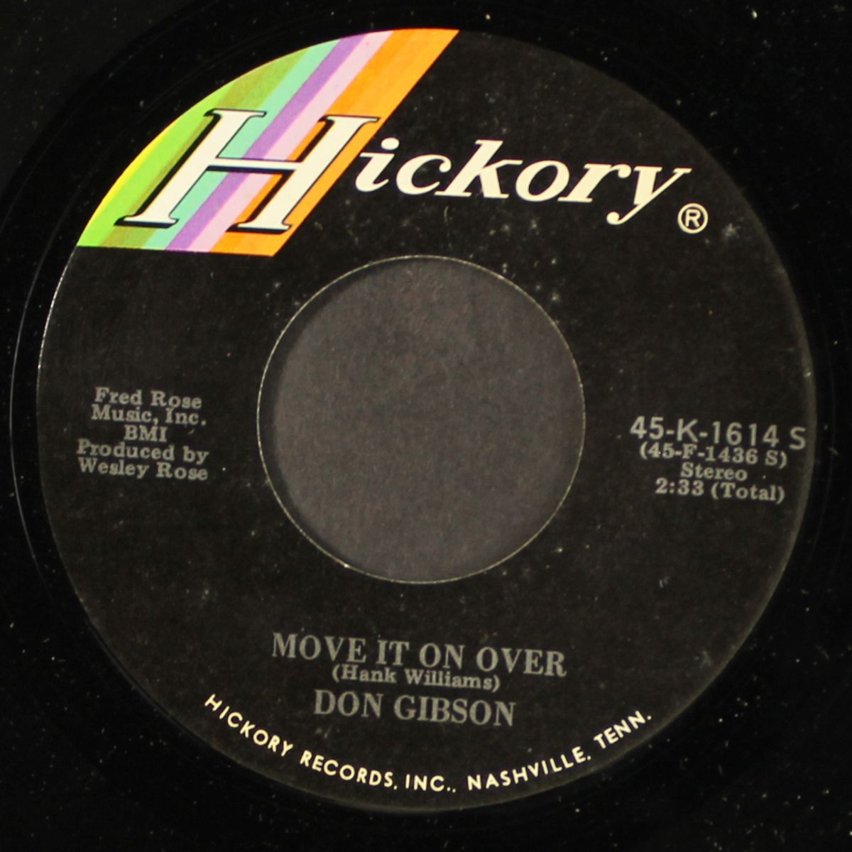country green / move it on over by DON GIBSON