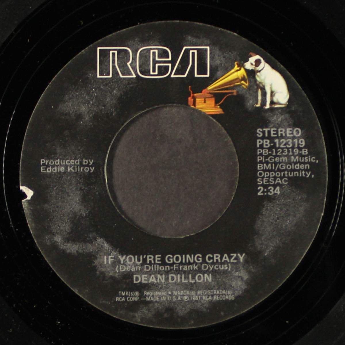 jesus let me slide / if you're going crazy by DEAN DILLON