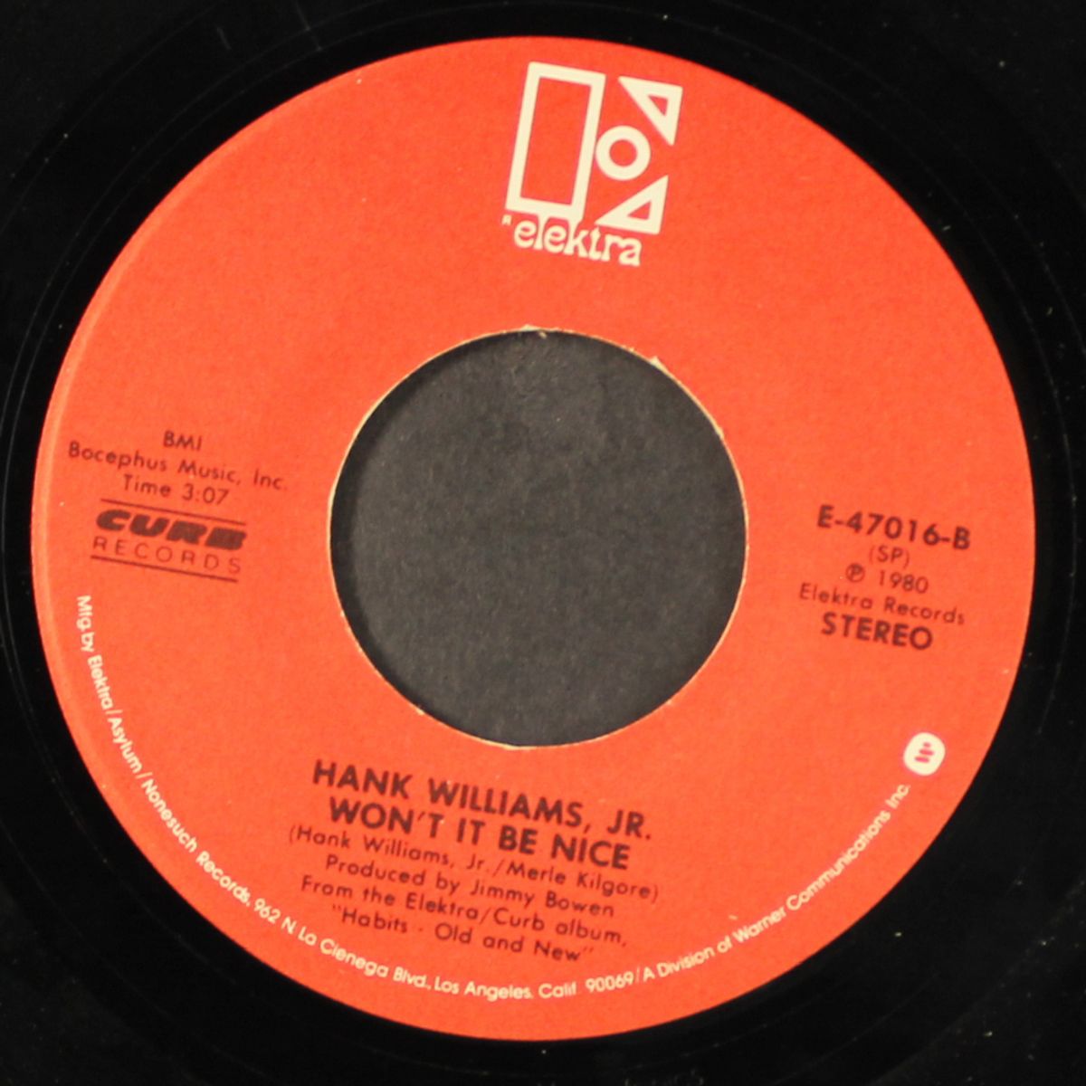 old habits / won't it be nice by HANK WILLIAMS, JR.