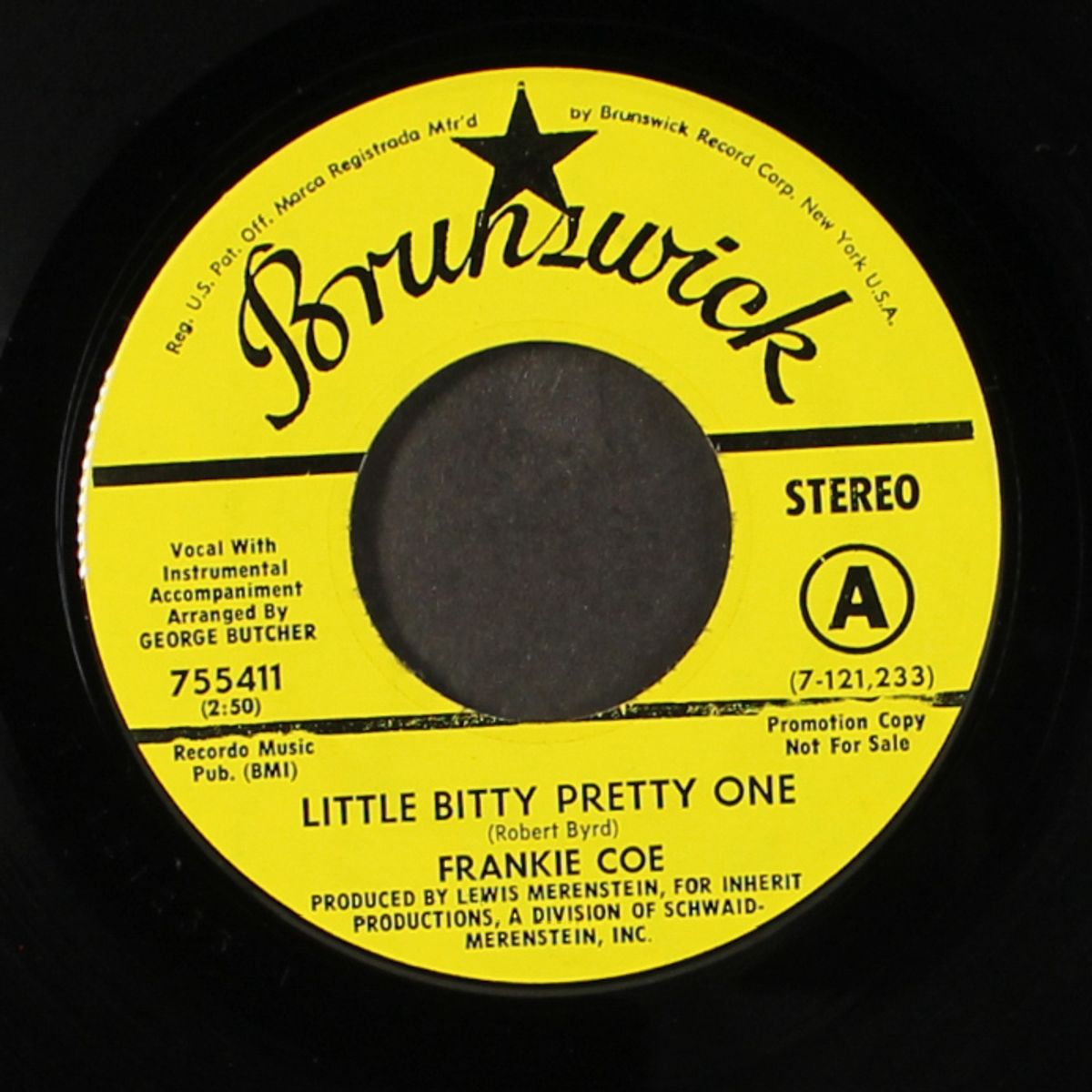 once there was a man / little bitty pretty one by FRANKIE COE