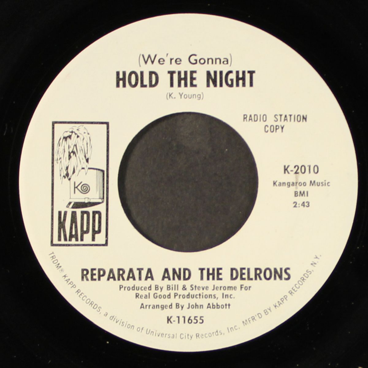 san juan / hold the night by REPARATA & DELRONS