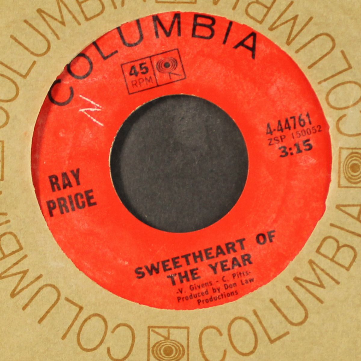 sweetheart of the year / how can i write on paper by RAY PRICE