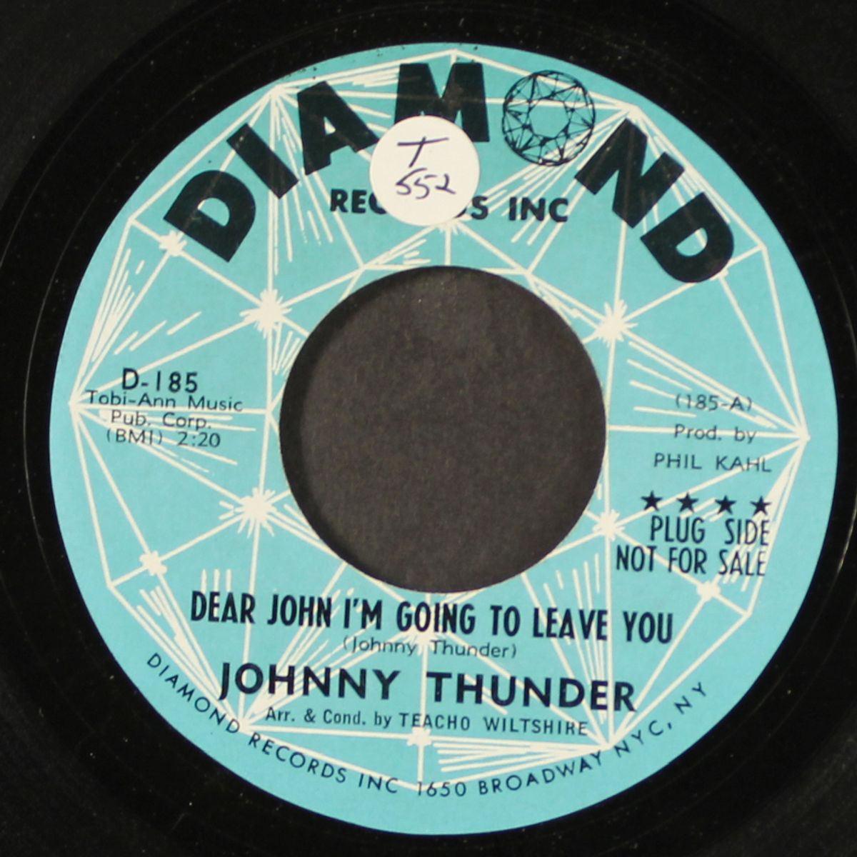 dear john i'm going to leave you by JOHNNY THUNDER