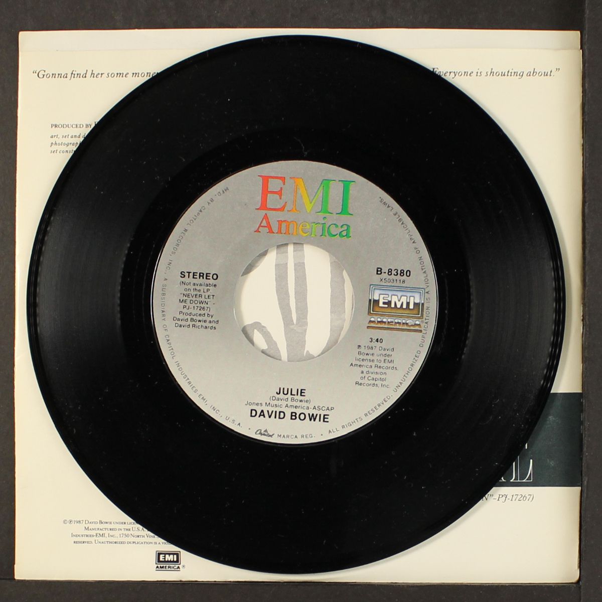 day-in day-out by DAVID BOWIE