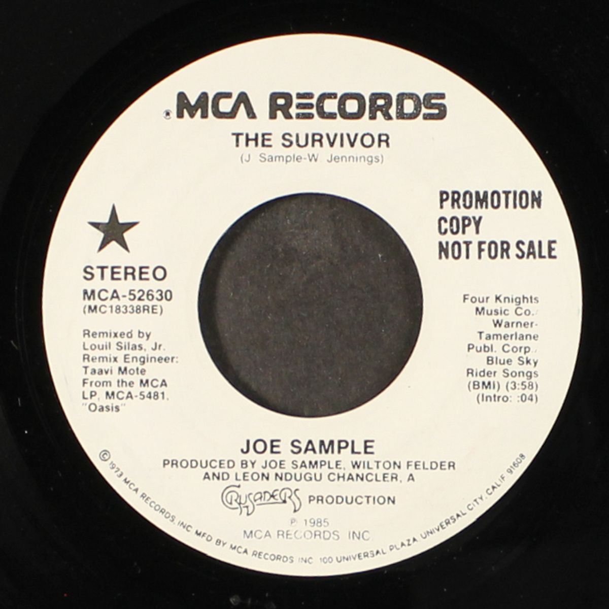 the survivor / same by JOE SAMPLE