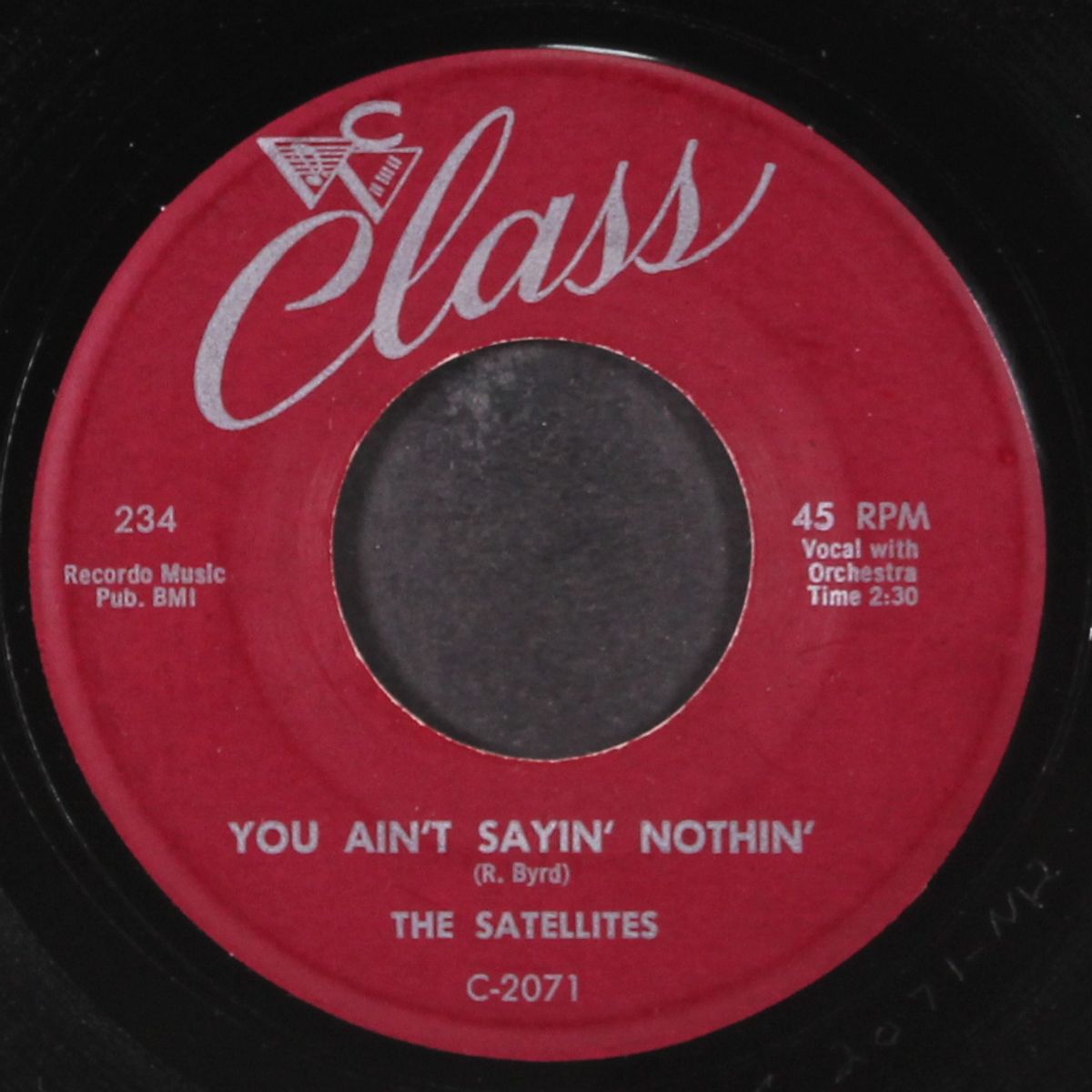 heavenly angel / you ain't sayin' nothin' by SATELLITES