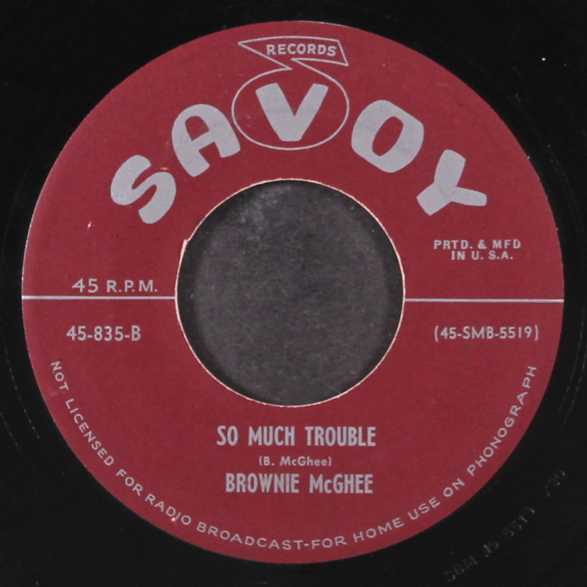 diamond ring / so much trouble by BROWNIE MCGHEE