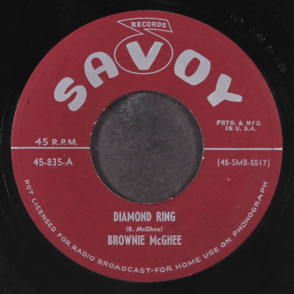 diamond ring / so much trouble by BROWNIE MCGHEE