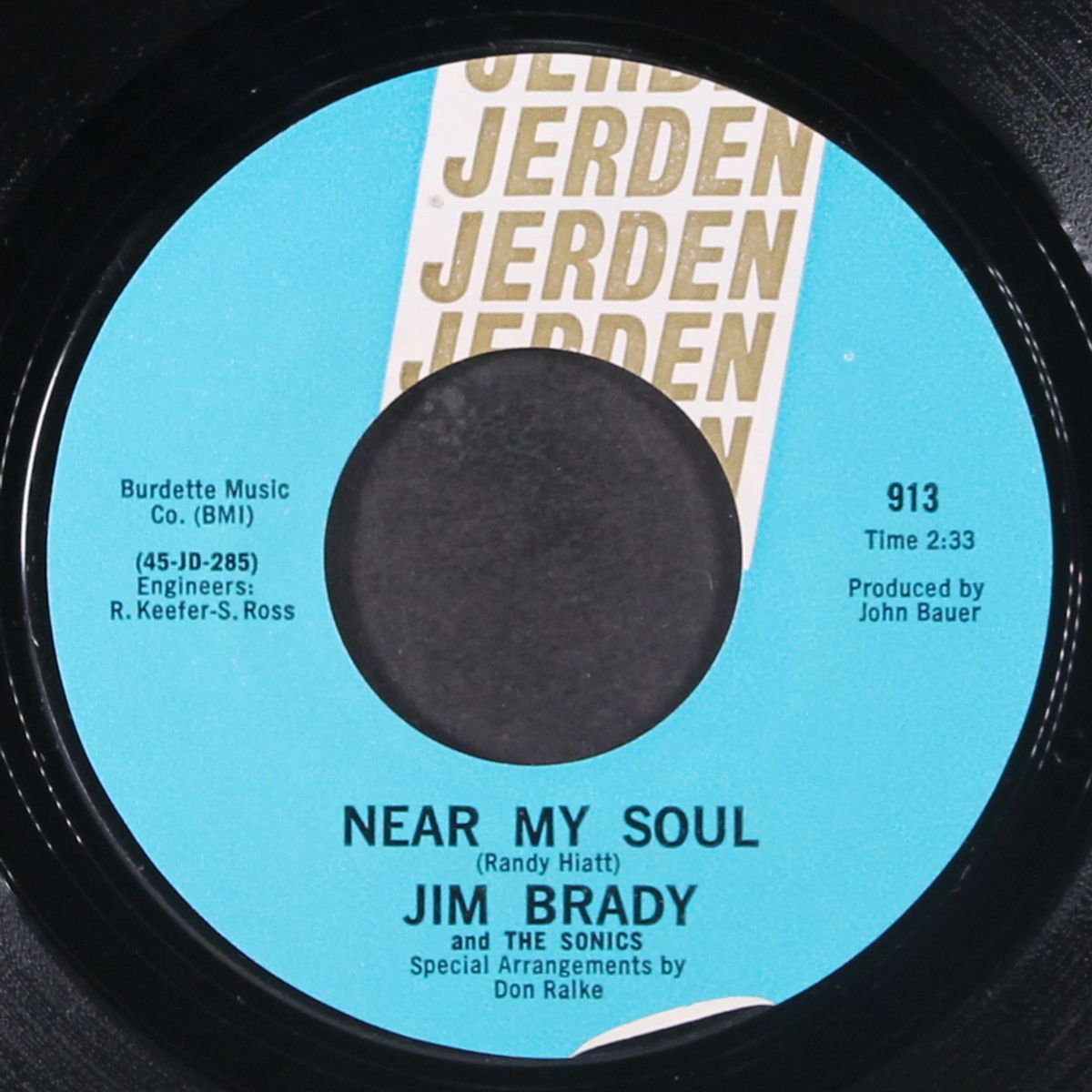 near my soul / goodbye by JIM BRADY & SONICS