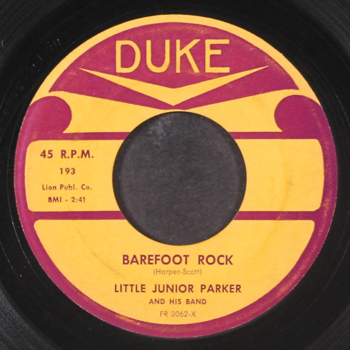 barefoot rock / what did i do by LITTLE JUNIOR PARKER