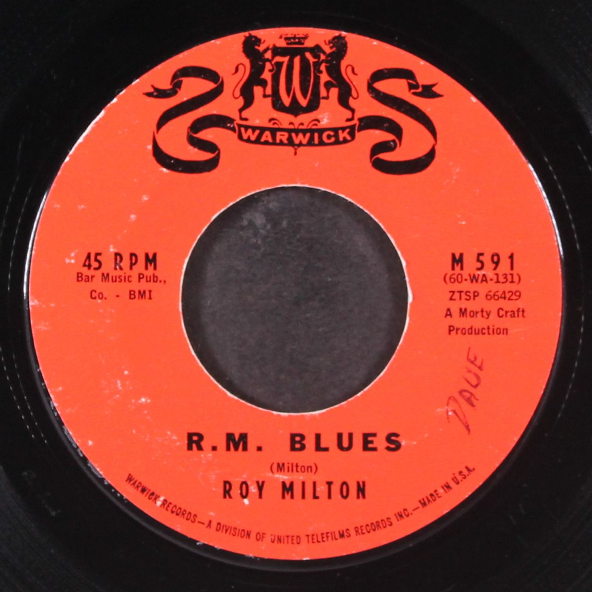 r.m. blues / best wishes by ROY MILTON