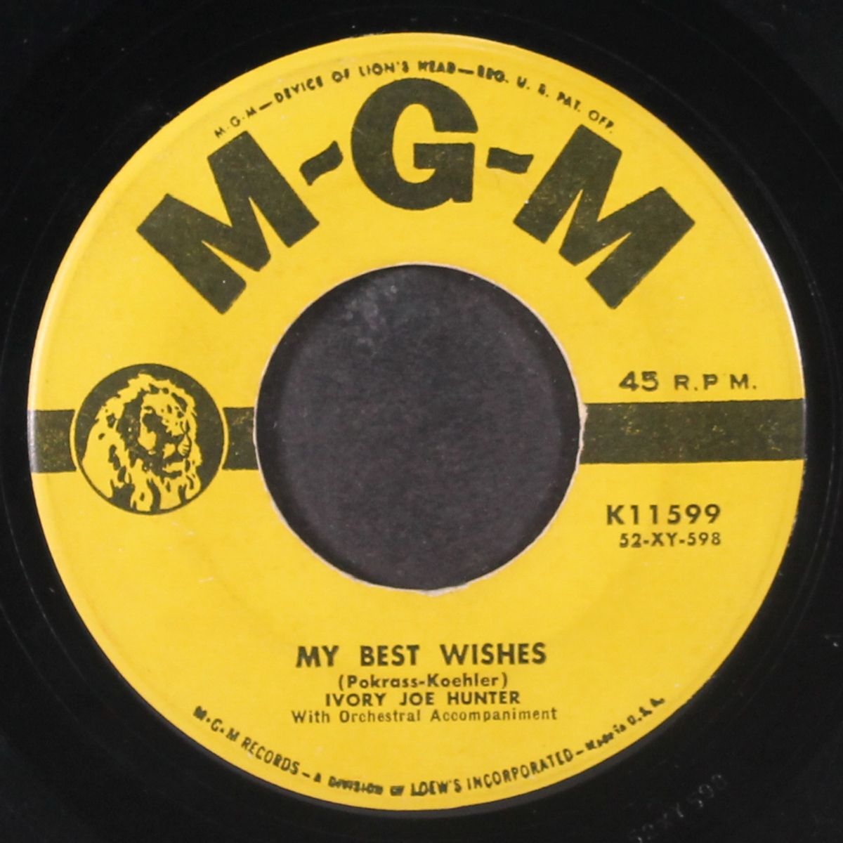 i must be talking to myself / my best wishes by IVORY JOE HUNTER