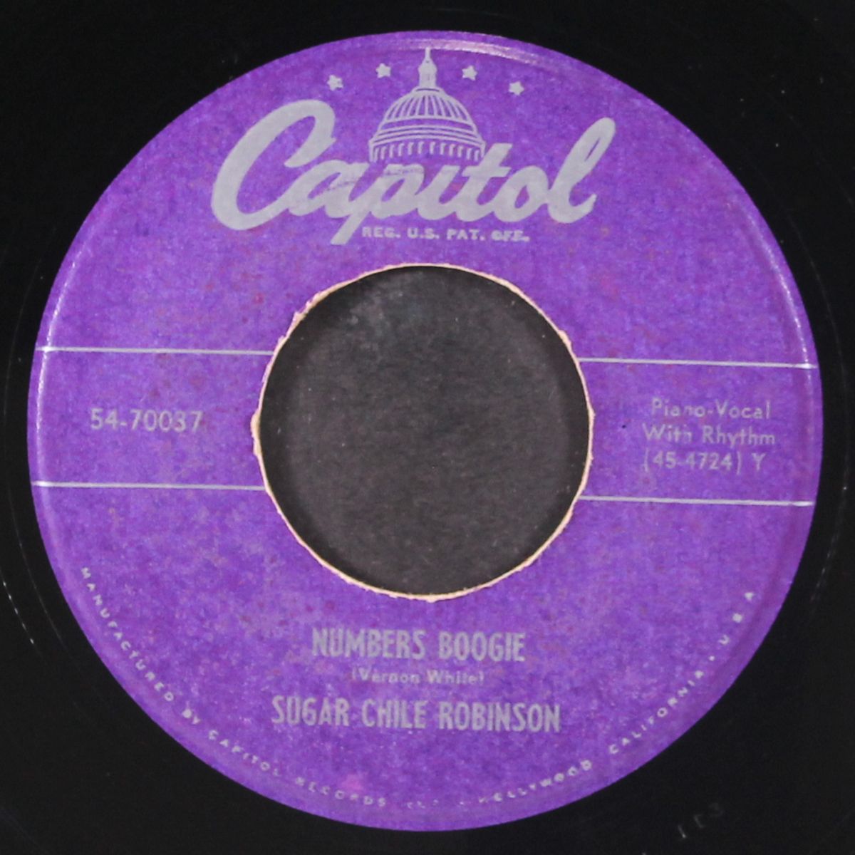 numbers boogie / after school blues by SUGAR CHILE ROBINSON