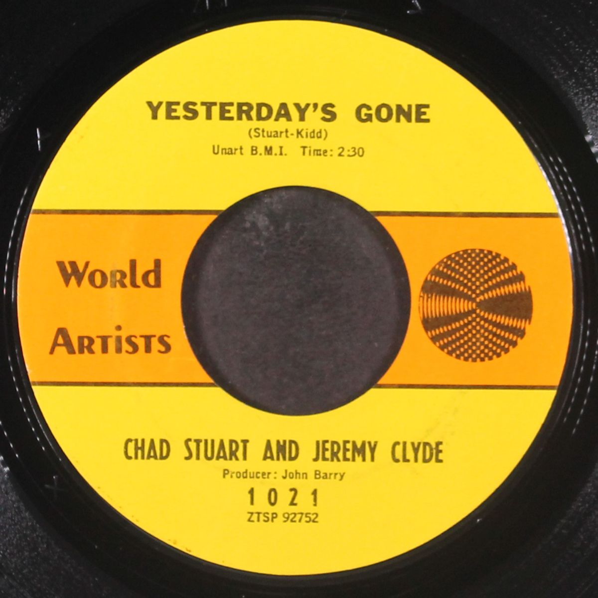 yesterday's gone / lemon tree by CHAD & JEREMY