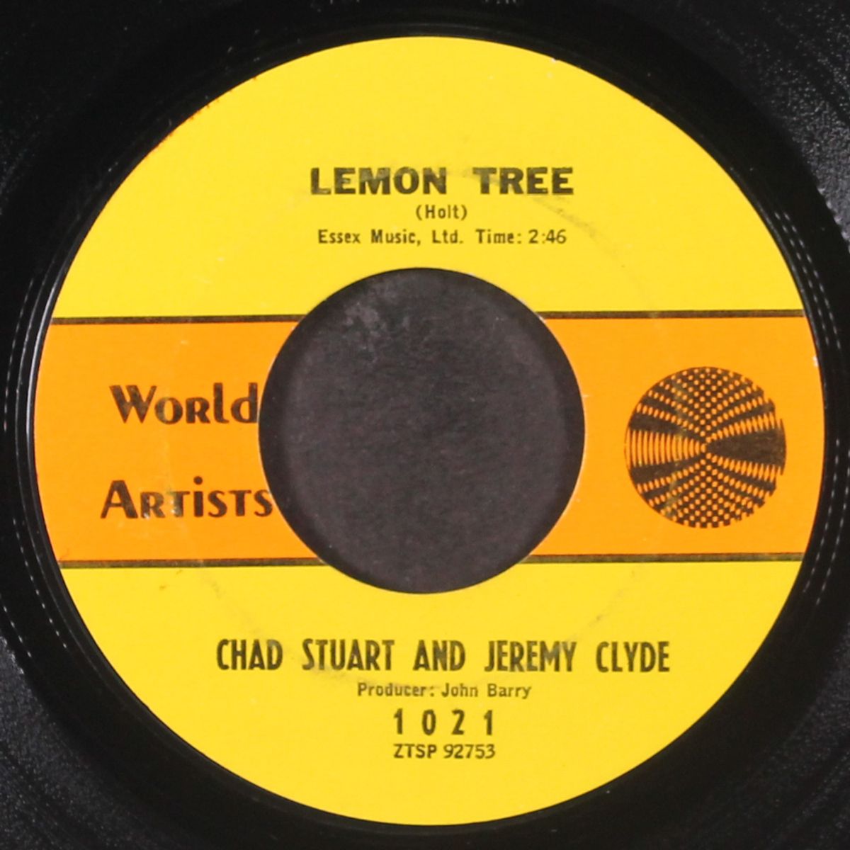 yesterday's gone / lemon tree by CHAD & JEREMY