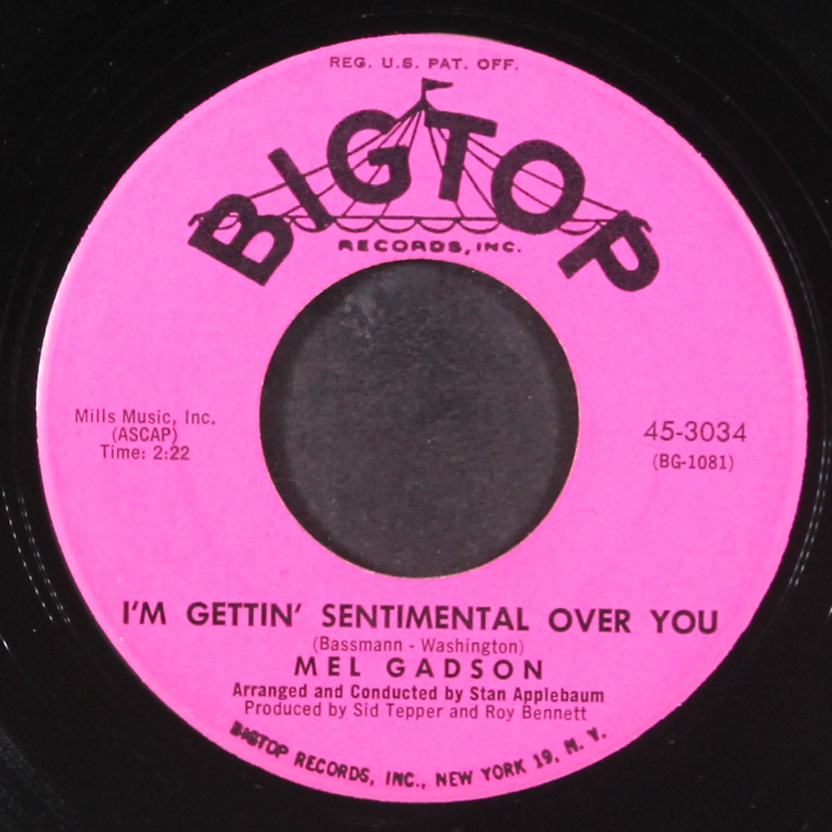 comin' down with love / i'm gettin sentimental over you by MEL GADSON