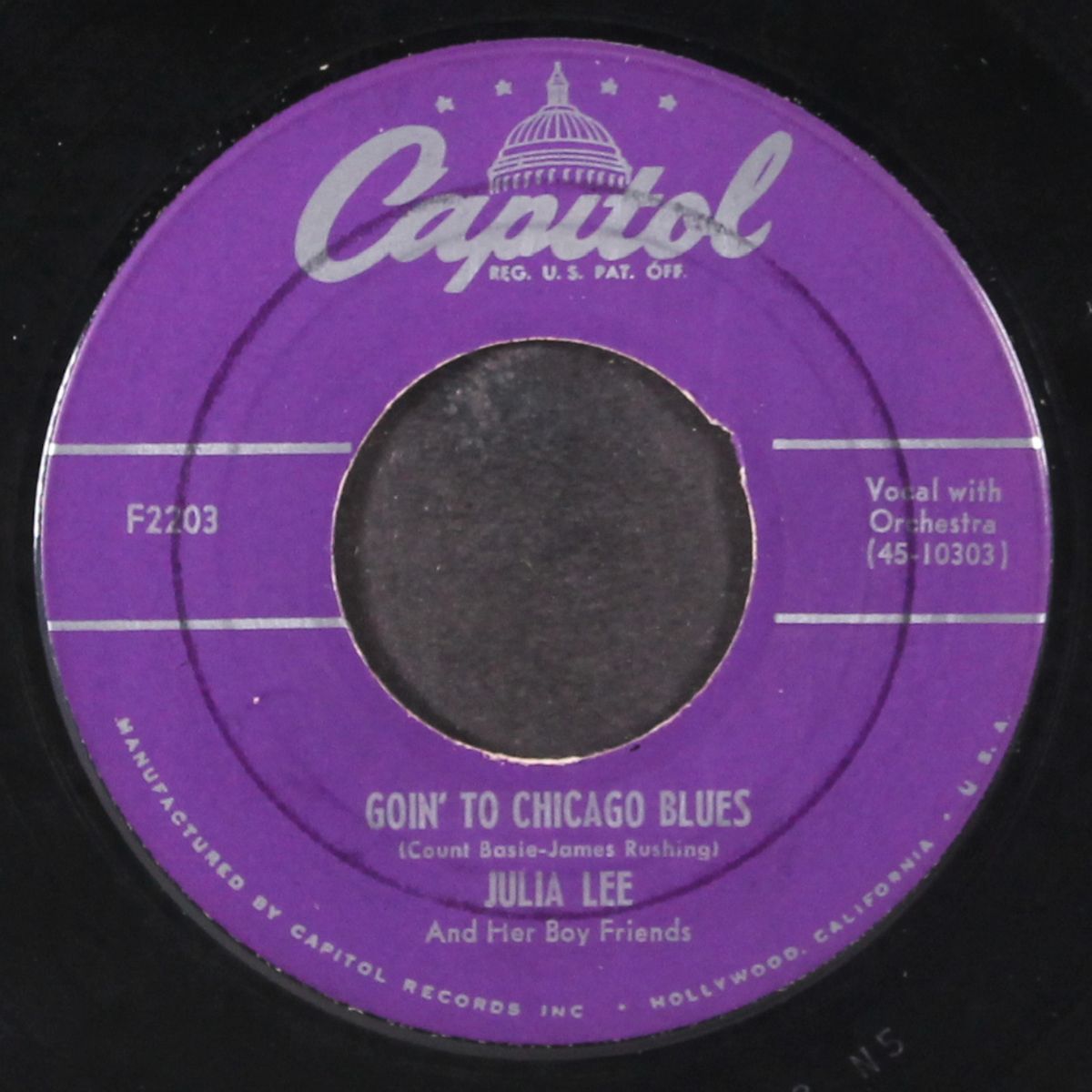 last call / goin' to chicago blues by JULIA LEE