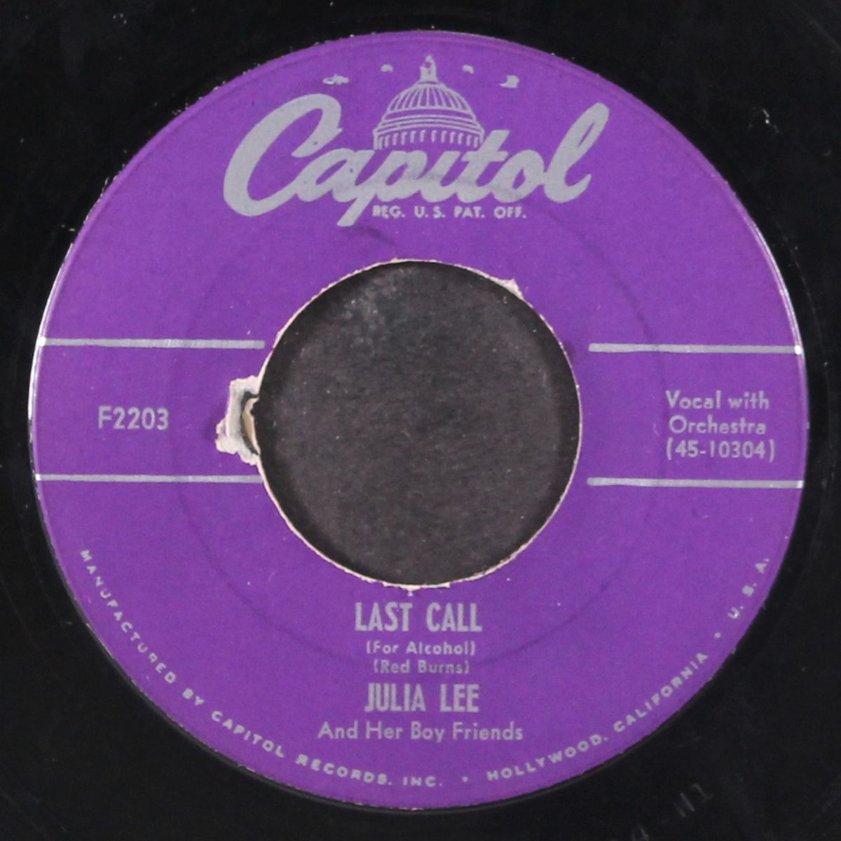 last call / goin' to chicago blues by JULIA LEE