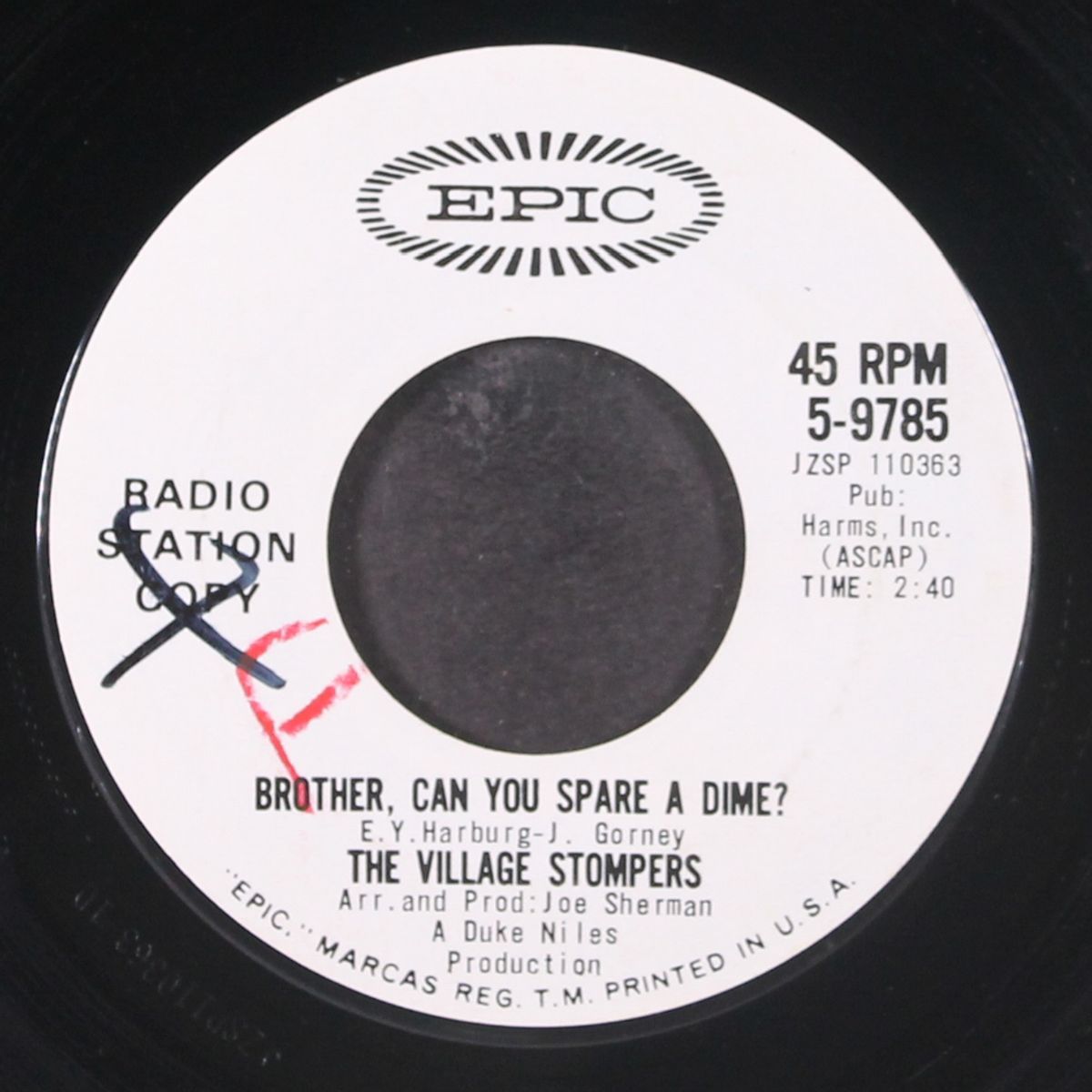 brother, can you spare a dime? / magic horn by VILLAGE STOMPERS