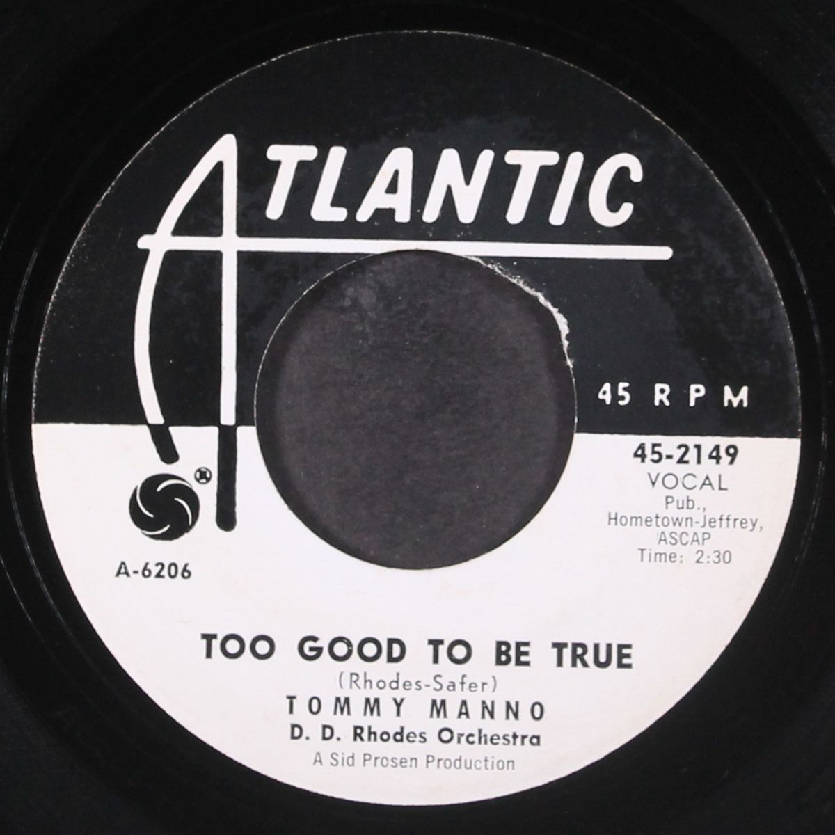 too good to be true / that's for me to know by TOMMY MANNO
