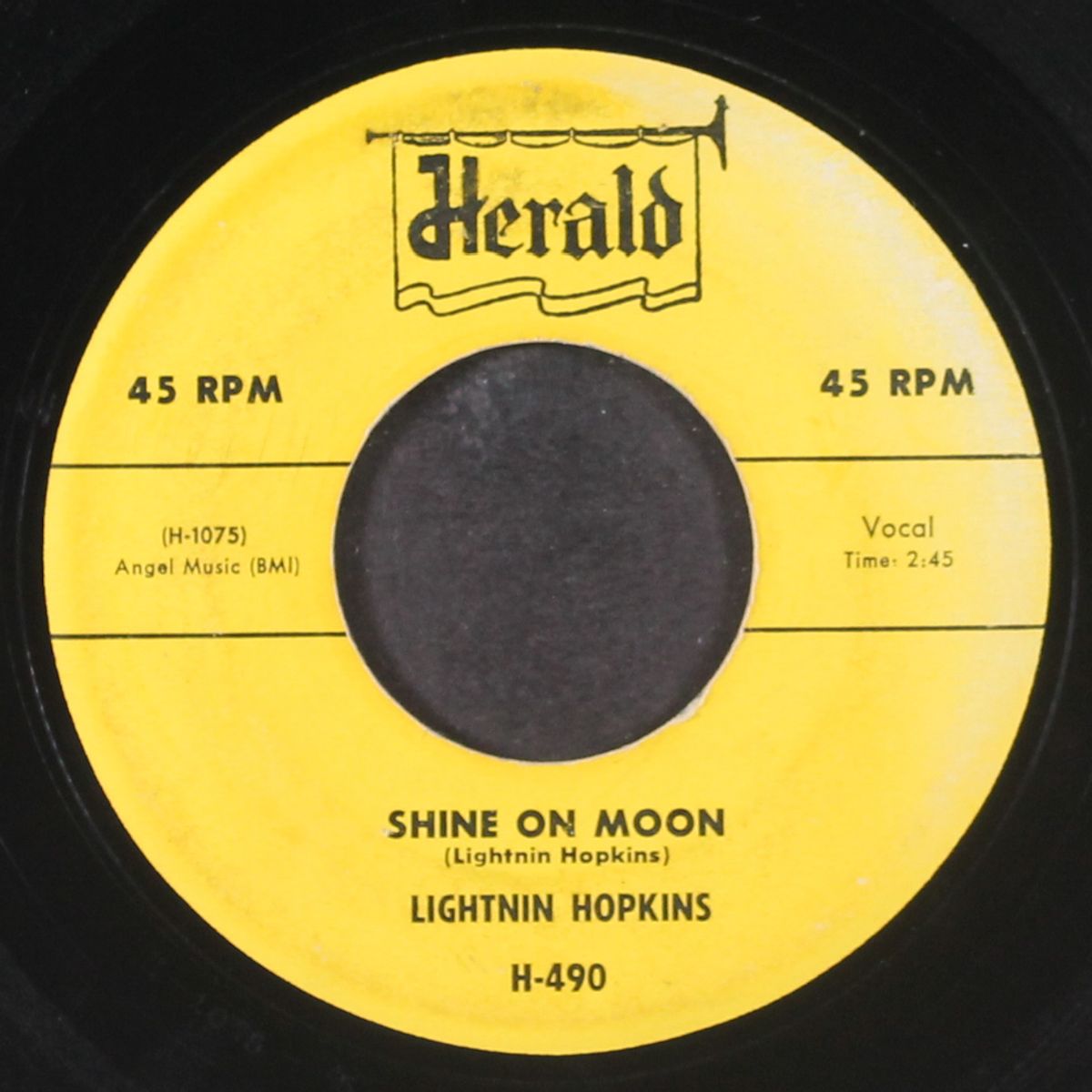 shine on moon / sittin down thinkin by LIGHTNIN' HOPKINS